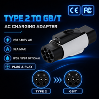 AC-OZG2 Tipe 2-GBT Adaptor Pengisian Daya AC Baru 32A Konektor Pengisian Daya EV Penjualan Langsung Pabrik Adaptor Pengisi Daya Mobil