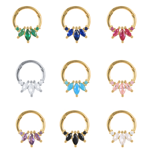 ROXI Anneau de nez et d'oreille, Bijou de piercing pour cartilage corporel, Manchette de narine, Anneau de nez, Boucle d'oreille - Product Image 2