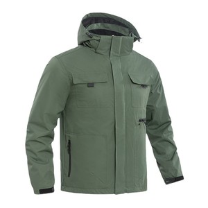 Chaqueta Táctica <span class=keywords><strong>de</strong></span> Invierno para Hombre, Tres en Uno, con Capucha, Impermeable, Cortavientos, con Forro Suave Desmontable, Conjunto <span class=keywords><strong>de</strong></span> Dos Piezas - Product Image 5