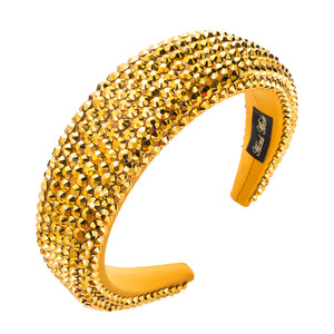 LRTOU, venta al por mayor, accesorios para el cabello a la moda, diadema de esponja de cristal de 4,5 CM, diadema barroca acolchada con diamantes de imitación ostentosos de lujo para <span class=keywords><strong>mujer</strong></span> - Product Image 6