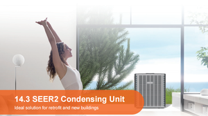 Unité de traitement d'air murale split R454b à décharge supérieure CC 18000-36000 36000-60000 BTU OEM/ODM pour applications commerciales légères - Product Image 5