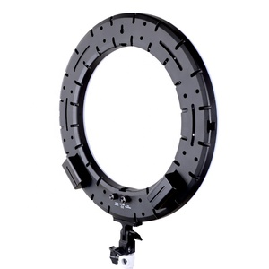 Anneau lumineux professionnel de 18 pouces avec réglage progressif, idéal pour la photo et la vidéo, avec support de lumière LED - Product Image 3