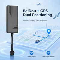 Localizador GPS para Coche con Reinicio Remoto, Dispositivo de Rastreo Impermeable GSM/WiFi, App Android y PC, Recordatorio de Baja Señal, Antirrobo para Vehículos, 1 Año