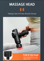 Pistolet de massage à thérapie par contraste chaud/froid instantané, rechargeable, pour massage musculaire profond, masseur fascial portable, usine OEM