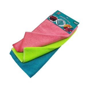 Serviette en microfibre antimicrobienne tissée avec logo personnalisé, couleur unie, 30x30 30x60cm, séchage rapide, super absorbante, pour voiture et cuisine - Product Image 3