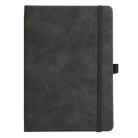 Nouveau carnet A5 au design élégant avec couverture en simili cuir, pour usage professionnel et bureautique, impression de logo personnalisable
