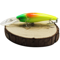 Leurre dur flottant Minuno à longue queue de 9 cm/7 g avec perles sonores internes et streamer, en ABS, pour la pêche en mer et la pêche à la carpe