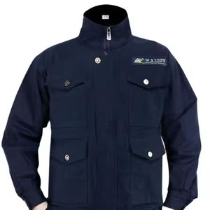 Ropa DE TRABAJO gruesa antiarañazos antichispas para hombres, traje de reparación de automóviles resistente al desgaste, trabajo de sitio de construcción de primavera y otoño - Product Image 2