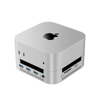 Docking Station M001Pro Mac Mini M4 40Gbps Dual M.2 NVMe RAID 3 USB-A 10Gbps Dual DP/SD/TF4.0 8TB Tipe C Stok Tersedia