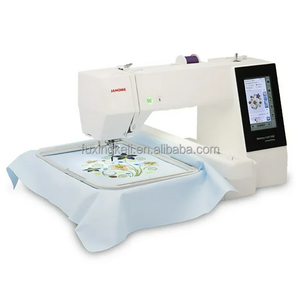 Máquina de Bordar Computarizada Independiente Janome <span class=keywords><strong>Memory</strong></span> <span class=keywords><strong>Craft</strong></span> <span class=keywords><strong>500E</strong></span>, la Más Grande para el Hogar, Tamaño Máximo de Bordado de 200 x 280 mm - Product Image 1