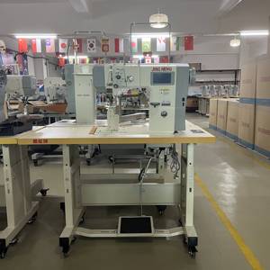 JN-2591BTF Single Needle <b>Roller</b> Feeding Post Bed Sewing Machine Industrial Sewing Machine with <b>Large</b> Touch Screen for Shoe - Product Image 3