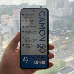 โทรศัพท์มือถือระดับธุรกิจสุดหรู Camon 50 Pro ดีไซน์พรีเมียม ระบบภาพขั้นสูง หน่วยความจำขนาดใหญ่ โปรเซสเซอร์ความเร็วสูง - Product Image 2