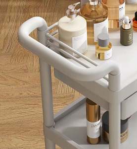 Carrito de metal de fábrica para peluquería y salón de belleza Carrito de herramientas de barbería multifunción para hoteles Baños y supermercados - Product Image 4