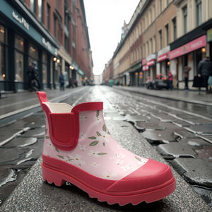 <span class=keywords><strong>Botas</strong></span> de lluvia impermeables de moda para <span class=keywords><strong>mujer</strong></span>, zapatos de <span class=keywords><strong>agua</strong></span> bajos antideslizantes y zapatos de goma para jardín para uso en exteriores - Product Image 1