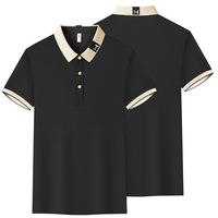 Uniformes de restaurant modernes à compression pour serveurs et serveuses, chemise de golf à revers et manches courtes, design uniforme d'hôtel