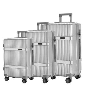 ชุดกระเป๋าเดินทาง3ชิ้นทำจากวัสดุ PC รูปทรงเปลือกหอยแข็ง - Product Image 4