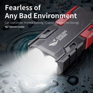 Smiling Shark <b>Rechargeable</b> <b>Flashlight</b> LED Waterproof Outdoor Camping Light USB Charging 6V - Product Image 1