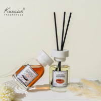 Diffuseur à Bâtonnets 120ml Ventes Chaudes Luxe Huile Essentielle Naturelle Arôme Parfum pour Maison Chambre Bureau Désodorisant