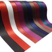 Sangle en nylon pour sac, ceinture de sécurité, noire, de haute qualité, sangle élastique unie, vente en gros, sangle en nylon personnalisée