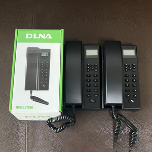 Téléphone fixe professionnel DLNA ZT200 - Connexion filaire fiable, fonction d'identification de l'appelant, noir pour bureau <span class=keywords><strong>et</strong></span> maison modernes - Product Image 5