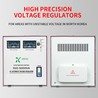 Stabilisateur SVC monophasé 5000W recommandé, régulateur de tension AVR 220V, système de protection de contrôle de température, AC 50Hz TND