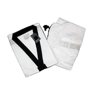 Woosung-uniforme de taekwondo transpirable, logo personalizado, duradero, nuevo diseño