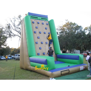 Mur d'escalade gonflable commercial extérieur personnalisé pour jeux gonflables, mur d'escalade collant pour la <span class=keywords><strong>location</strong></span> événementielle - Product Image 4