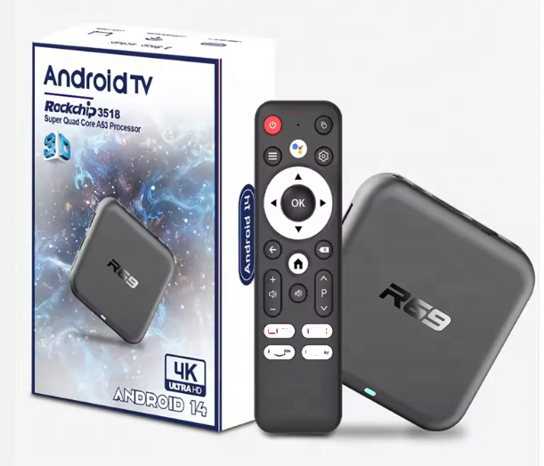 2026 Popular RK3518  Android 14  Smart TV Box 2.4G/5Ghz Dual Wifi6 BT Media Player Internet 4K Set Top Box R69