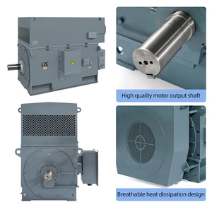 มอเตอร์เหนี่ยวนำไฟฟ้ากระแสสลับแรงดันสูง 6KV 200KW~2800KW 4 โพล สามเฟส แบบอะซิงโครนัส IP55 50Hz ประสิทธิภาพ IE3 - Product Image 2