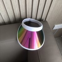 Casquette Visière Tendance pour Fille, Personnalisée, Ultralégère, en PVC, Protection Solaire, Transparente, Incassable, pour Plage, Sports et Voyages en Extérieur