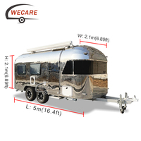 Wecare 500*210*210cm Glisser dans hors Route Mobile caravane Camper Voyage Remorques Rvs Campeurs caravane