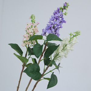 ดอกเดลฟีเนียมประดิษฐ์ สีม่วง พลาสติก ผ้าไหม คุณภาพสูง สำหรับตกแต่งงานแต่งงานและบ้าน - Product Image 4