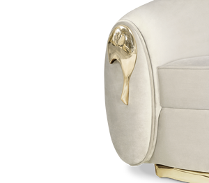 Sofá Moderno de Lujo para Sala de Estar, Mueble de Diseño de Alta Gama, Sofá Tapizado con Base de Latón para Interiores de Casa o Villa - Product Image 5