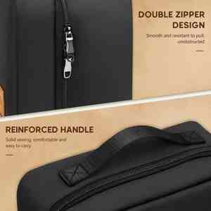 Neceser de Viaje Personalizado con Diseño de Acordeón, Organizador de Artículos de Aseo para Hombre, Resistente al Agua, de Tres Capas, para Artículos de Aseo - Product Image 3