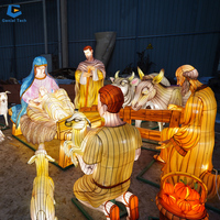SGL073 Vente chaude Lanterne chinoise personnalisée sur le thème du Christ Jésus pour la décoration du Festival des lanternes