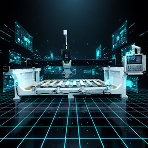 UBO Support Machine CNC 5 axes personnalisée <span class=keywords><strong>pour</strong></span> la découpe de <span class=keywords><strong>pierre</strong></span>, <span class=keywords><strong>marbre</strong></span>, granit, <span class=keywords><strong>pierre</strong></span> <span class=keywords><strong>tombale</strong></span>, <span class=keywords><strong>plaque</strong></span> de roche avec système de contrôle CNC 5 axes - Product Image 1