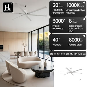 Ventilador de Techo Industrial Premium de 72 Pulgadas con Luz y Control Remoto, Motor de Alta Potencia, Aspas de Aluminio de 6 Velocidades - Product Image 5