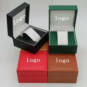 Factory Stock China Supplier Wholesale Single Watch Box Leather Watch Gift Packaging Boxes with Pillow