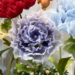 LANJO - Flores Artificiales Grandes de 90 cm con Apertura/Cierre Automático, Resistentes al Agua y de Larga Duración, para Graduación, Día de la Madre - Product Image 3