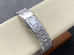 Reloj Mecánico de Buceo de Lujo, Super Calidad, Resistente al Agua, 41mm, Fábrica THB, Movimiento 3132, 15407, Audemars, Esqueleto Salmón - Product Image 6