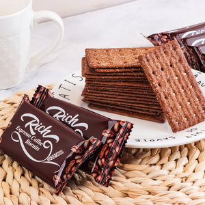 Basso contenuto di grassi sano sapore di caffè Cracker asiatico colazione pausa tè biscotti Cracker dolci <span class=keywords><strong>snack</strong></span> deliziosi biscotti al caffè - Product Image 5