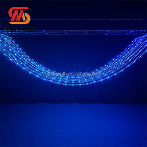 SMOOTH Wedding <b>Lighting</b> Clear Spiral Acrylic Beads Curtain <b>Chandelier</b> Acrylic Connection Bead Spiral Ceiling Decoration - Product Image 2