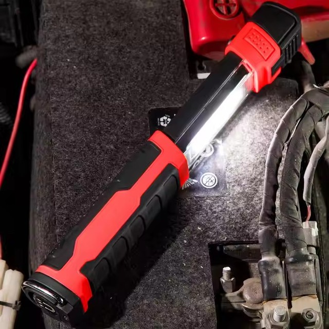 Portable Rechargeable LED Working Light with Extendable Inspection Magnetic Base for Car Repair
