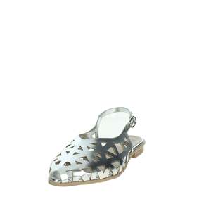 Sandalias Planas para Mujer Porronet 7092, Doradas, con Corte Láser, Punta Puntiaguda, Estilo Slingback - Product Image 6