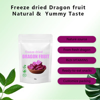 Oem Bevroren Rood Drakenfruit 50G Verpakking Bevroren Drakenfruit Op Maat Gevriesdroogd Drakenfruit