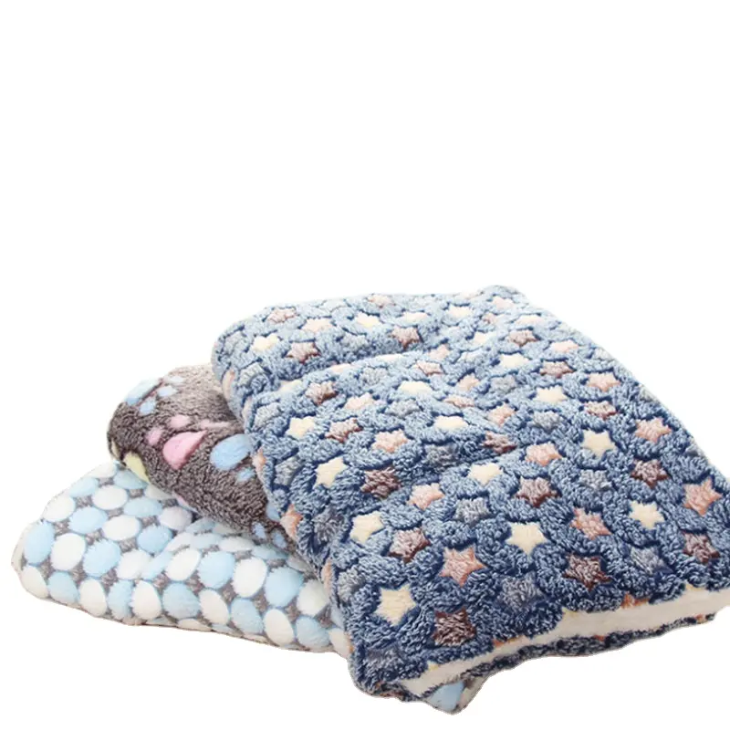 เบาะโซฟาผ้าสักหลาดอ่อนสำหรับน้องหมาและแมว,ผ้าคลุมที่นอนผ้าห่มสำหรับสัตว์เลี้ยงผ้าคลุมให้ความอบอุ่น