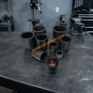 Creusets en acier au carbone irréguliers pour la fusion de bijoux, ensemble d'outils de différentes tailles SUNTOOLS/STIPL Modèle 193B - Product Image 4