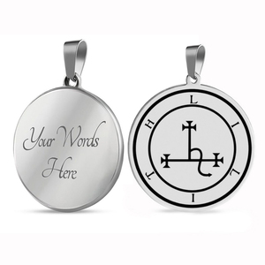 Pendentif Collier en Acier Inoxydable - Sceau de Lilith, Charme de la Déesse Nocturne, Sceau de Salomon, Amulette Sacrée de la Kabbale, Talisman Goetia - Product Image 6
