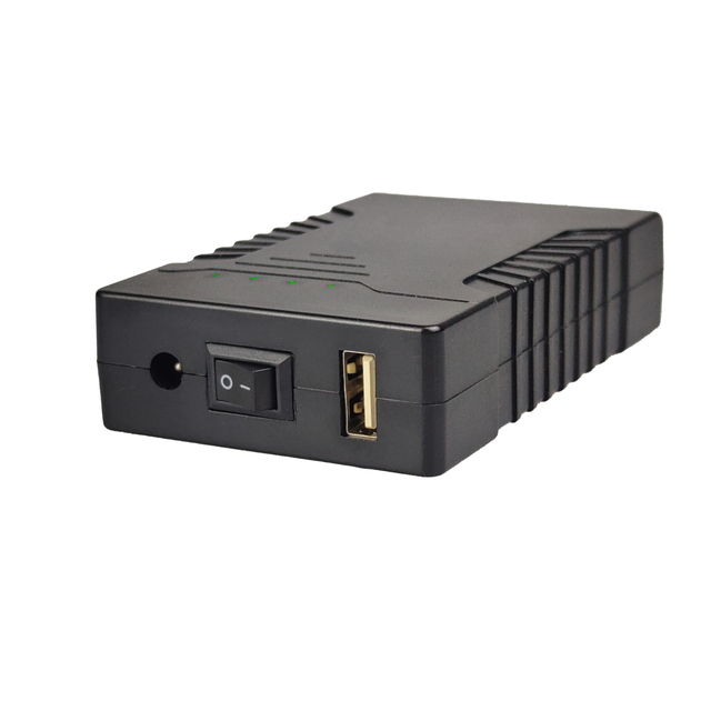 Huawen OL3 Mini Portable DC UPS 9V/12V/24V 14.8Wh 18650 Battery 2A Single Phase Output for Security Monitoring Router WiFi CCTV