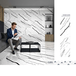 Black Beauty High Gloss Full Body Porcelain Tiles 600x1200mm Marble Look Polished Floor Wall Tile - Product Image 4